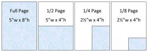 Ad sizes