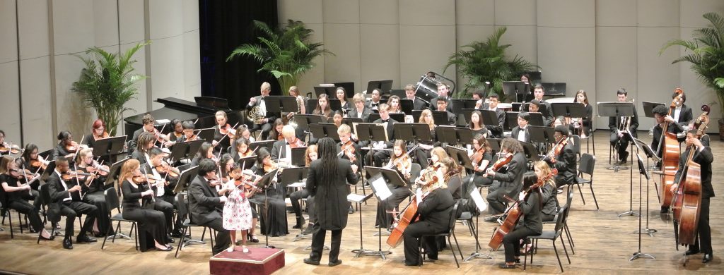 Concerto Competition Winner at a Performance