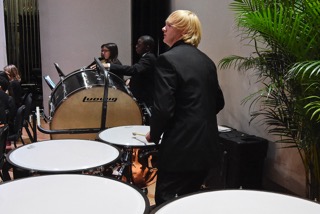 Percussion Section at a Performance